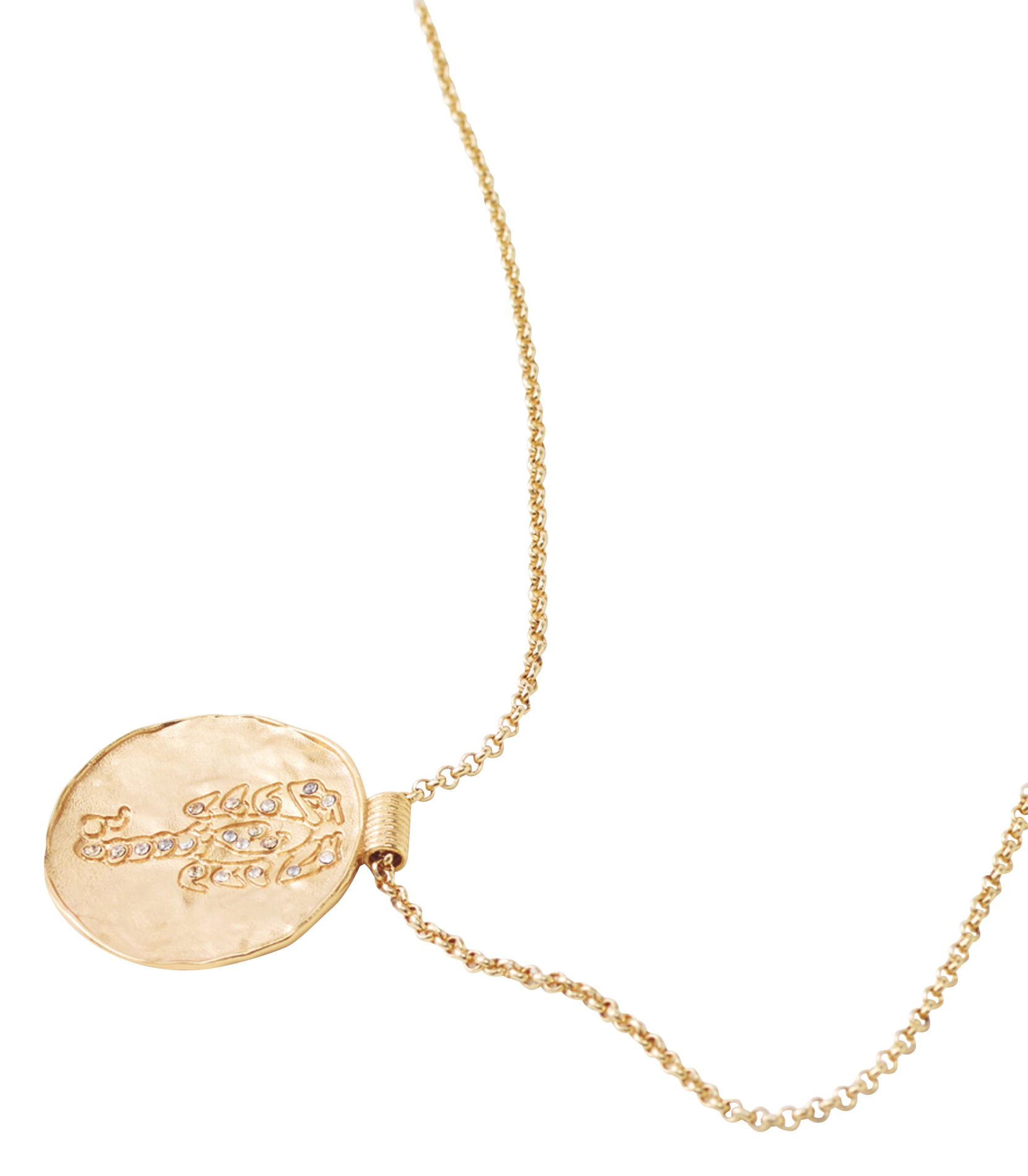 Collier à médaille signe astrologique | Doré