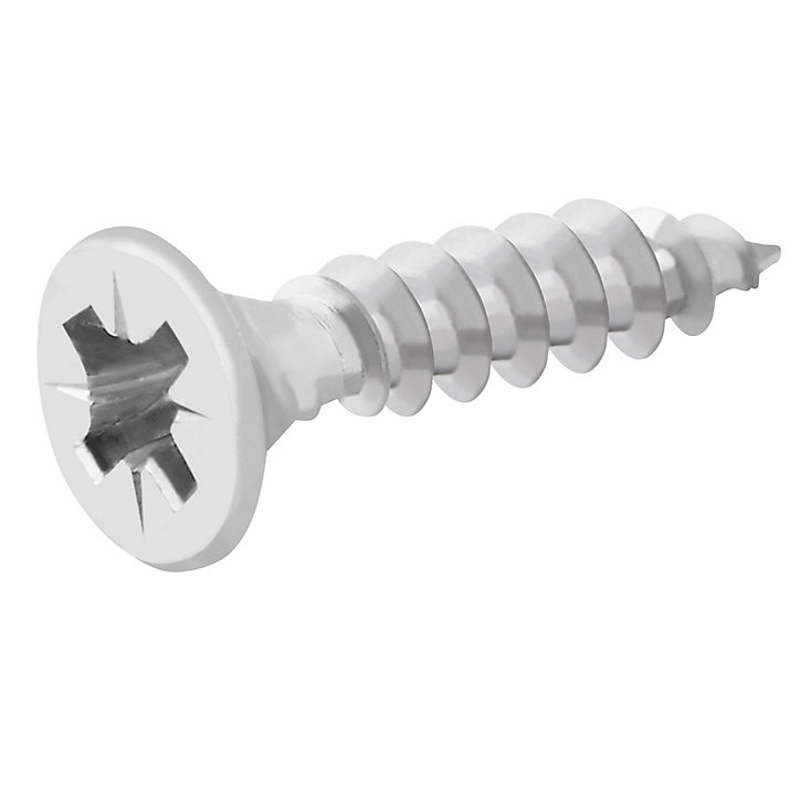 Vis à bois en acier inoxydable A2 pozidriv 4x20 mm - 200 pièces