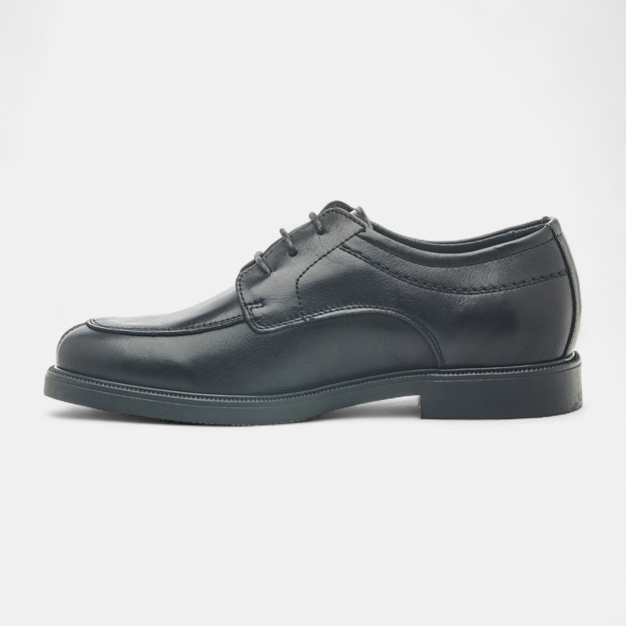 Derbies Garçon en cuir noir