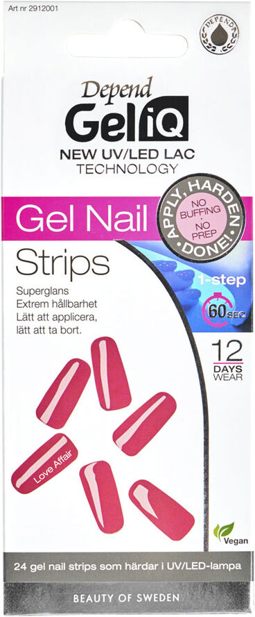 Depend Gel iQ Gel Nail Strips Semi cured n