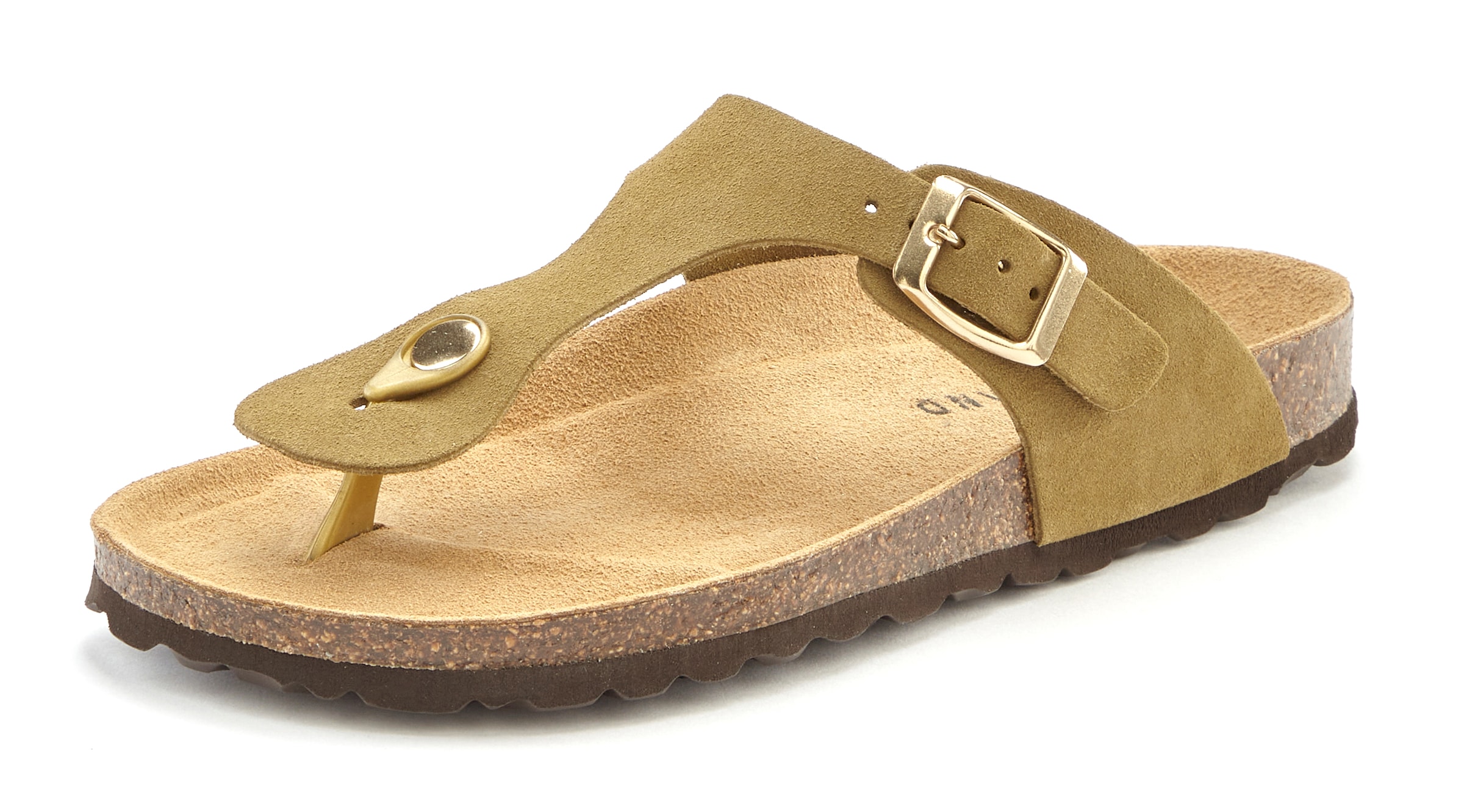 Elbsand Pantolette »Mule, Sandale, offener Schuh, Zehentrenner«  aus hochwertigem Leder mit Komfortkorkfussbett, Unisex