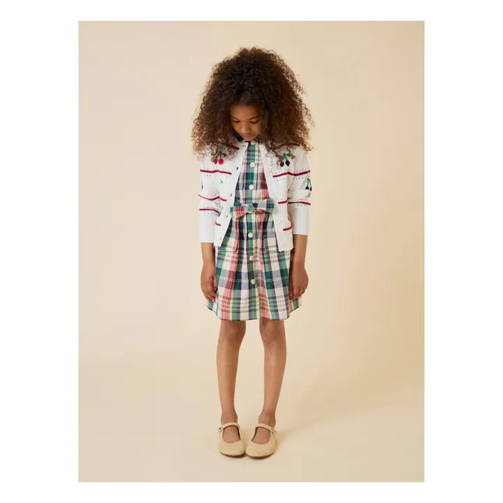 Bonpoint Cardigan Armel Jacquard | Blanc