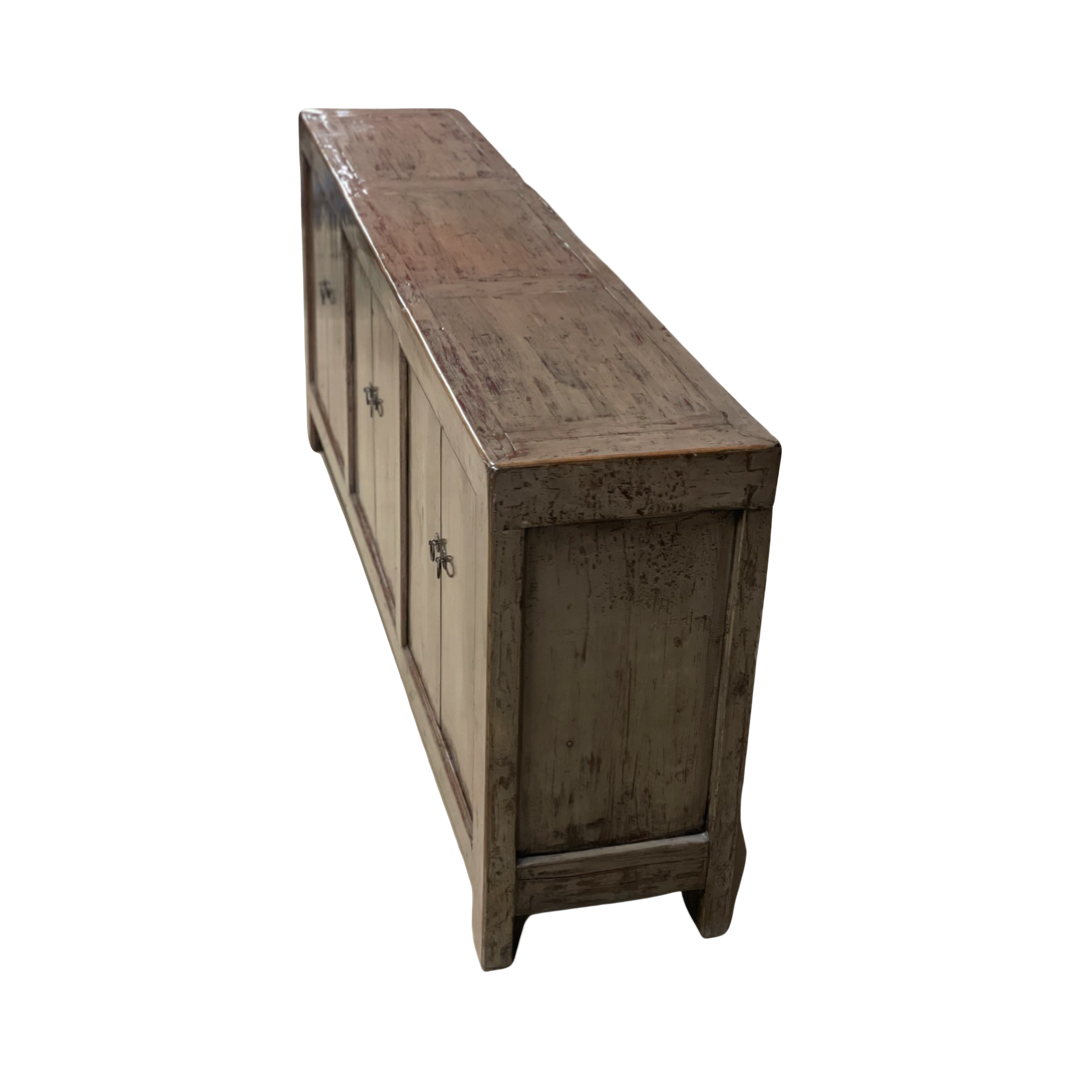 Dressoir 6 deurs groen lak/finish Dressoir 6dr groen lak/finish 233x45x95