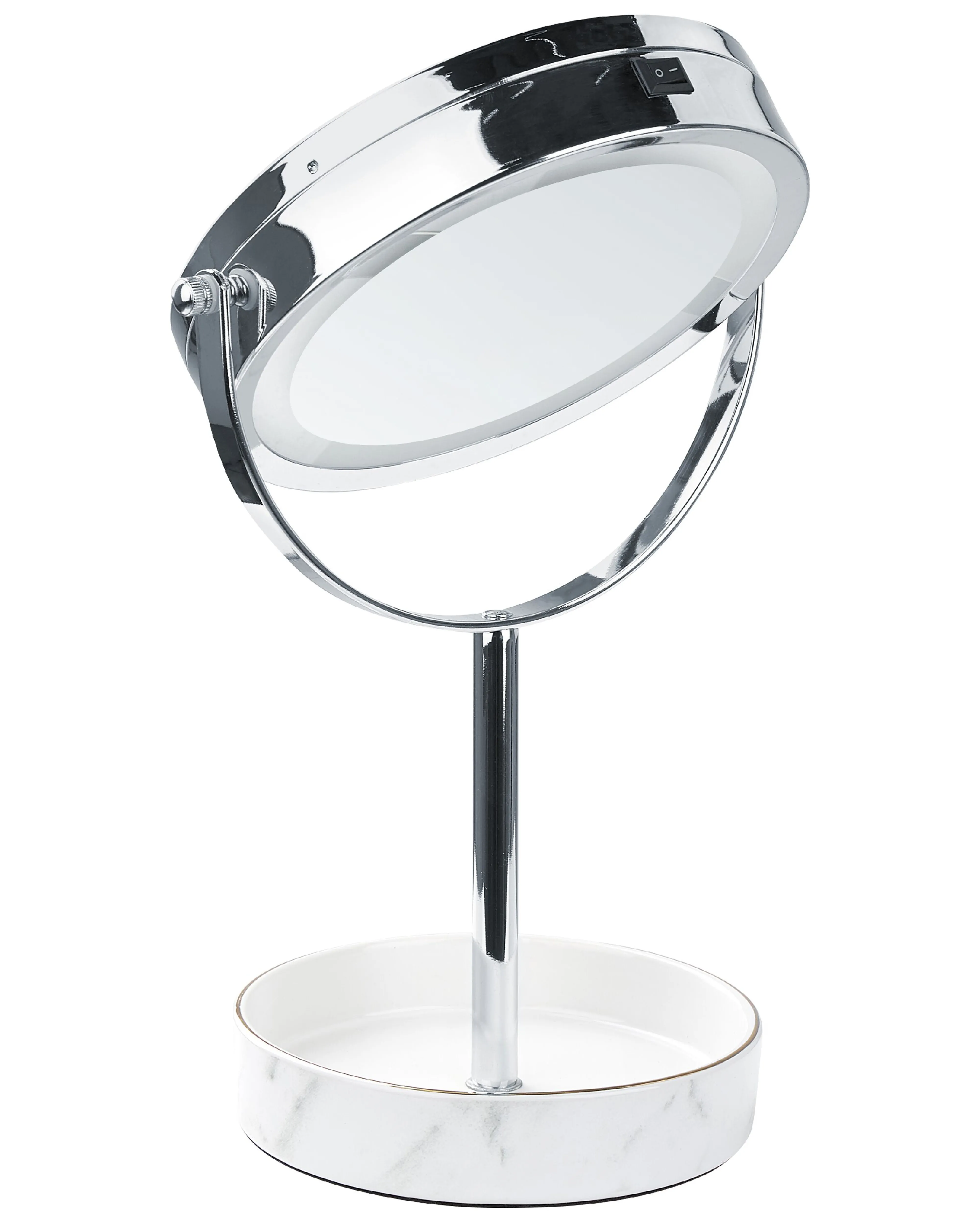 Make-up spiegel LED SAVOIE Wit/zilver