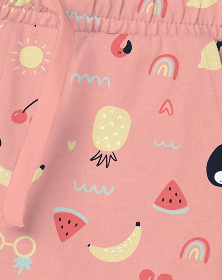 Shorts NMFVIGGA FRUITY in apricot blush
