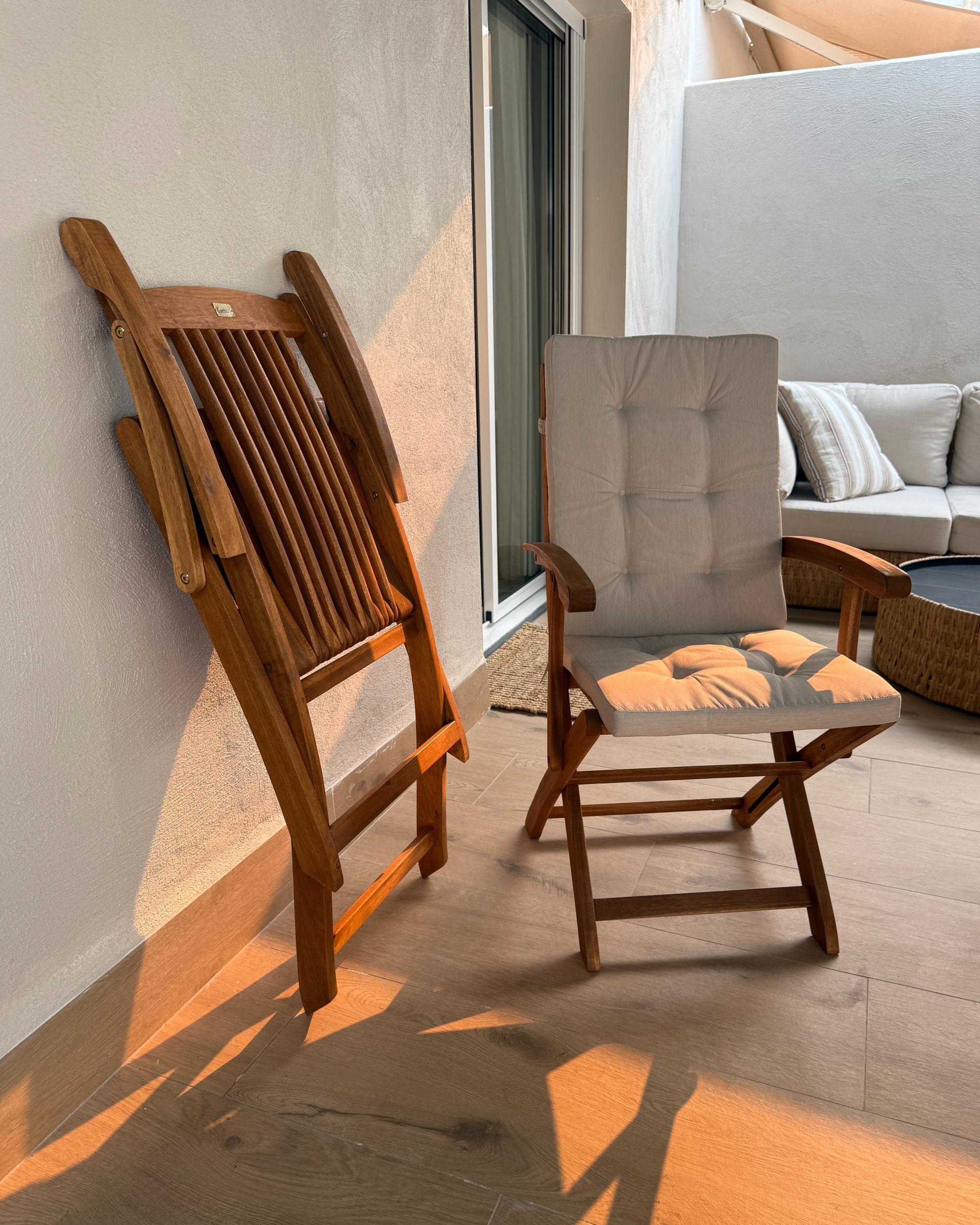 Tuinset 8-zits MAUI PREMIUM Acaciahout Lichtbeige