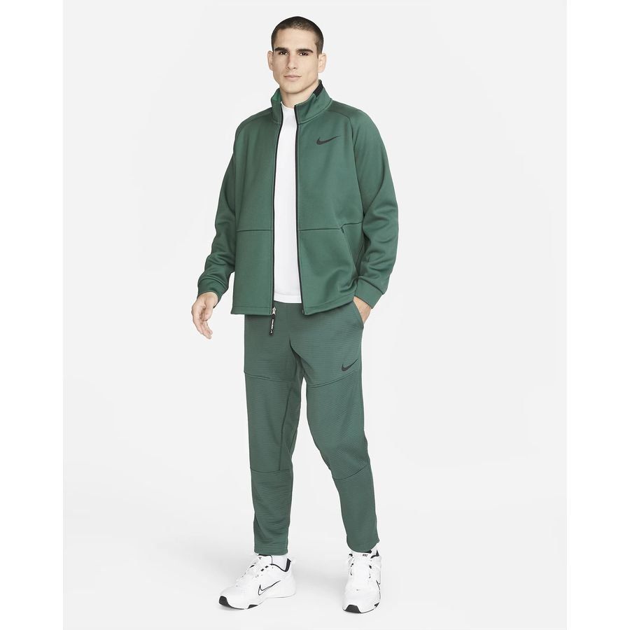 Nike Bas de Survêtement Dri-FIT Fleece - Vert/Noir