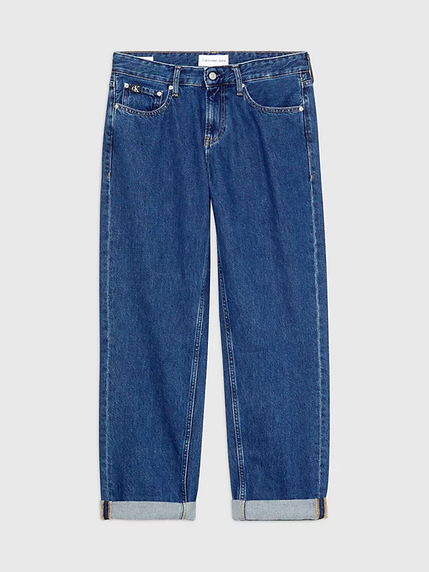 Calça jeans reta dos anos 90