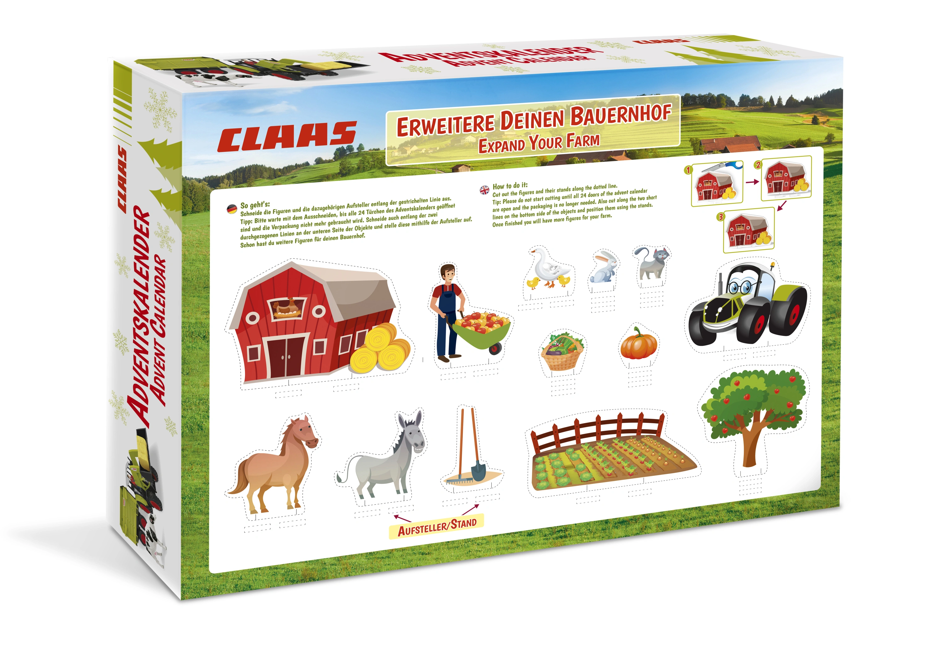 Bauernhof-Adventskalender CLAAS