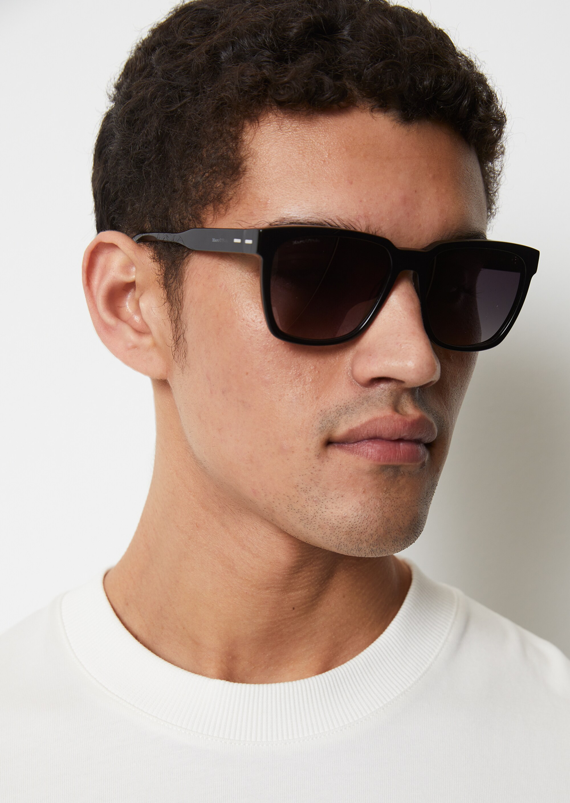 Unisex-Sonnenbrille aus leichtem, transparentem Bio-Acetat