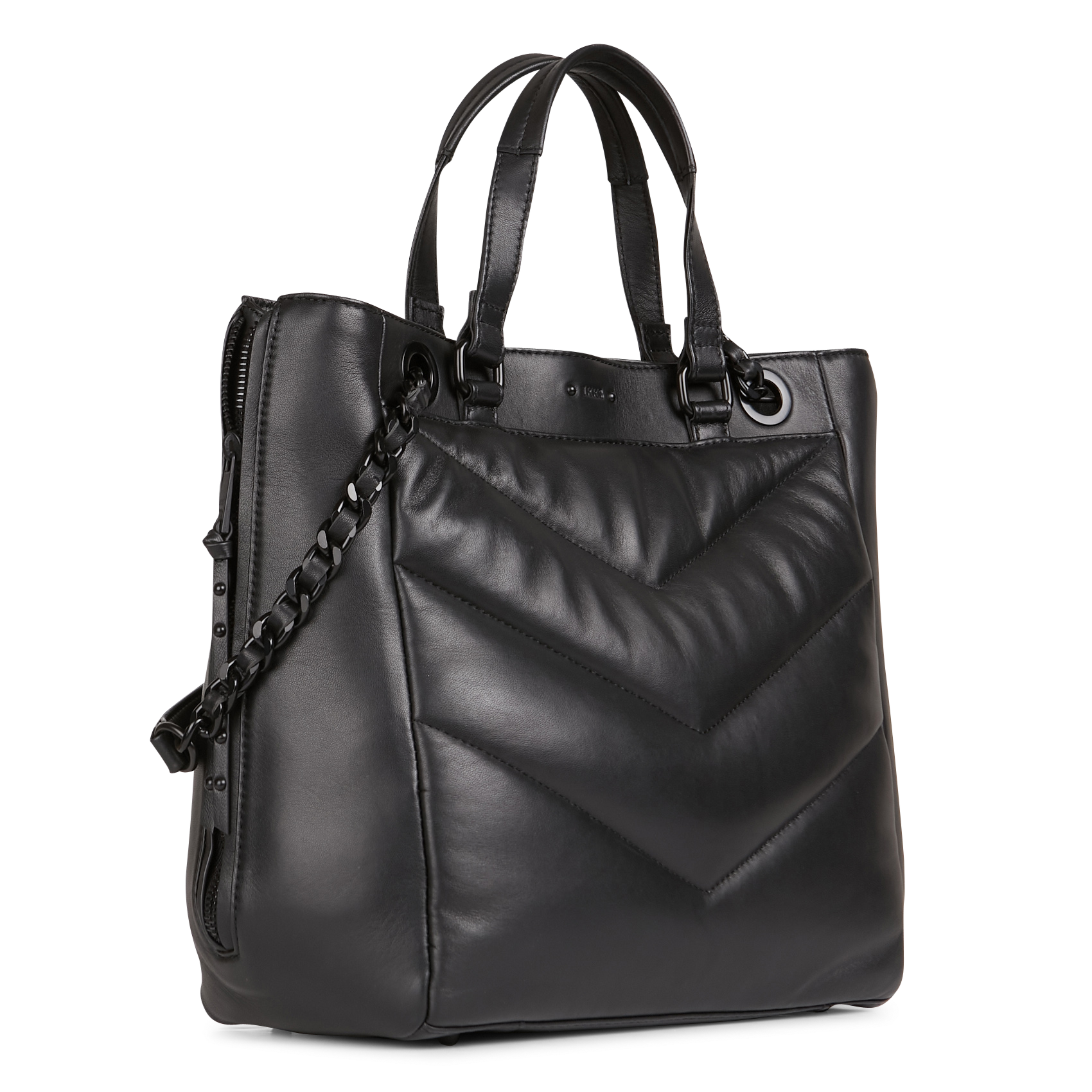 Sac cabas en cuir | Noir