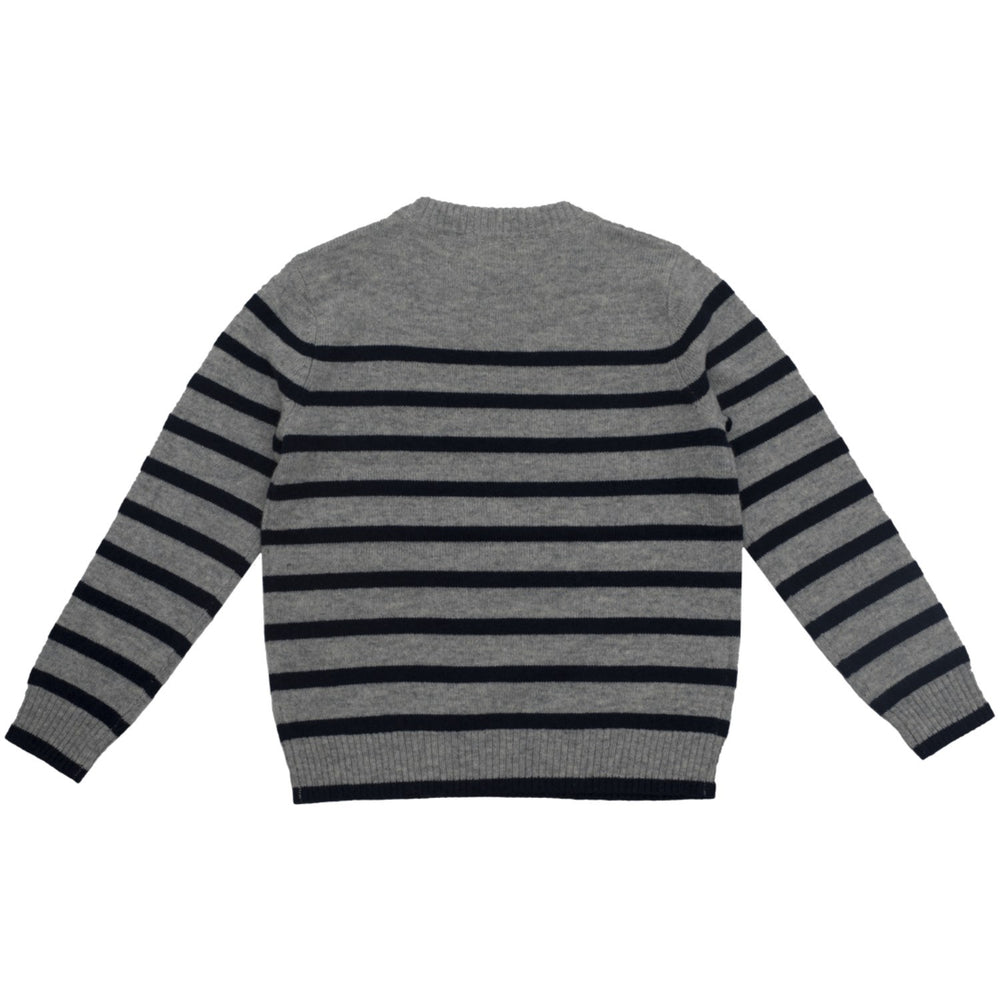 Køb HOLMM Oxford Stripe Obay Cashmere Strik Sweater