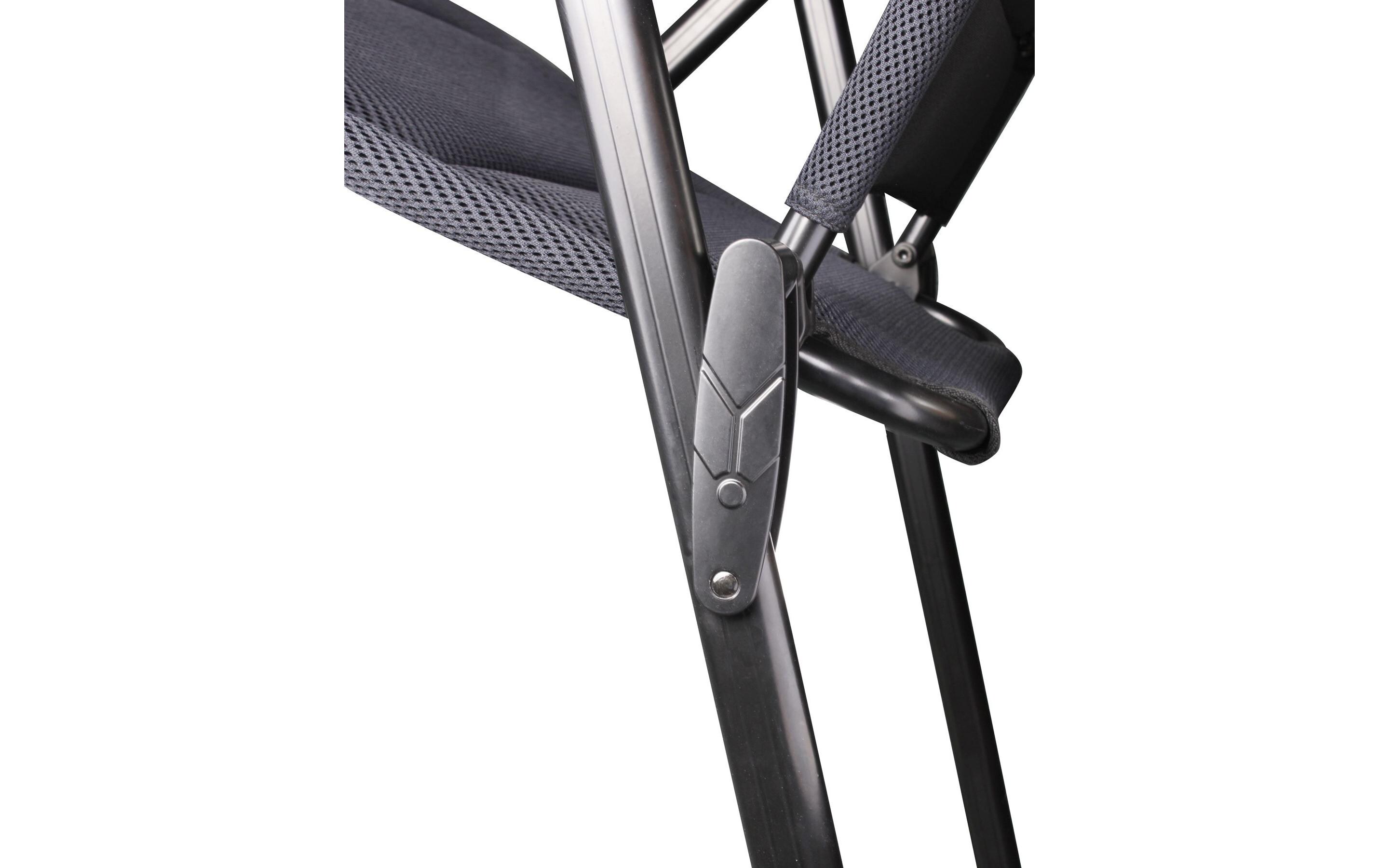 Campingstuhl Aravel 3 D Medium Schwarz<br>Klappstuhl