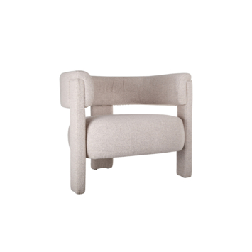 Fauteuil Theo-Bert Pot beige stof