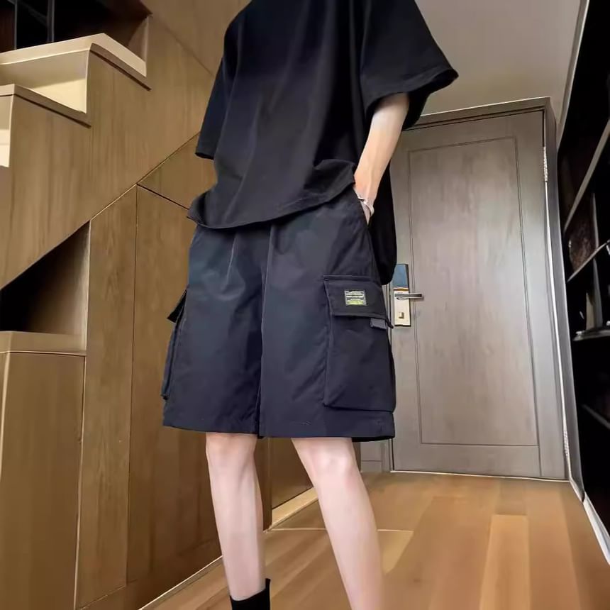 Neonity Wear - Mid Rise Plain Cargo Shorts