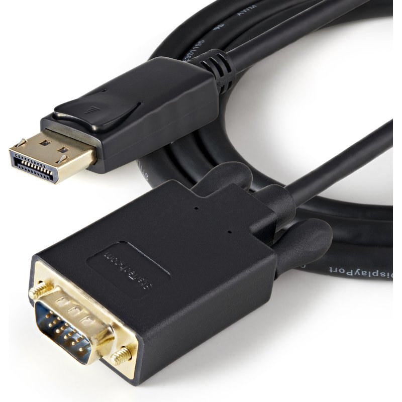 StarTech.com Adaptateur DisplayPort vers VGA - Câble Display Port Mâle VGA Mâle 1920x1200 - Noir 91cm