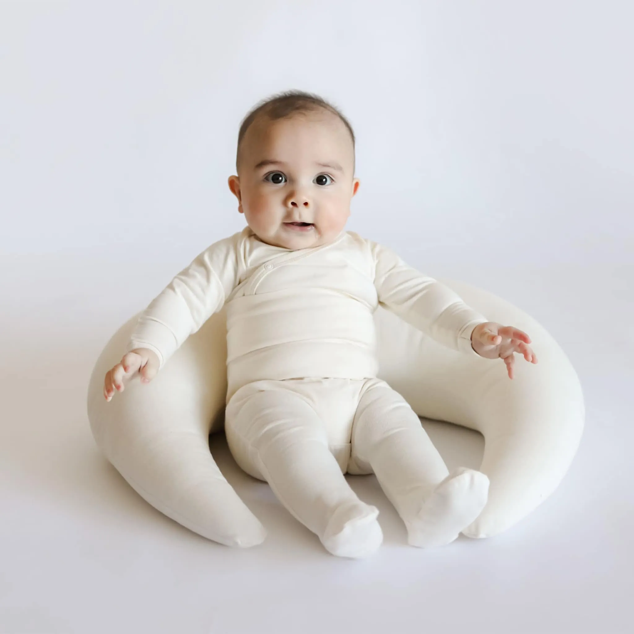Snuggle me Coussin d'Allaitement Organique - Naturel