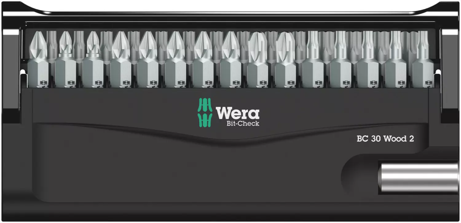 Wera 5057432001 30-delige Bit-Check 30 Wood 2 Bitset