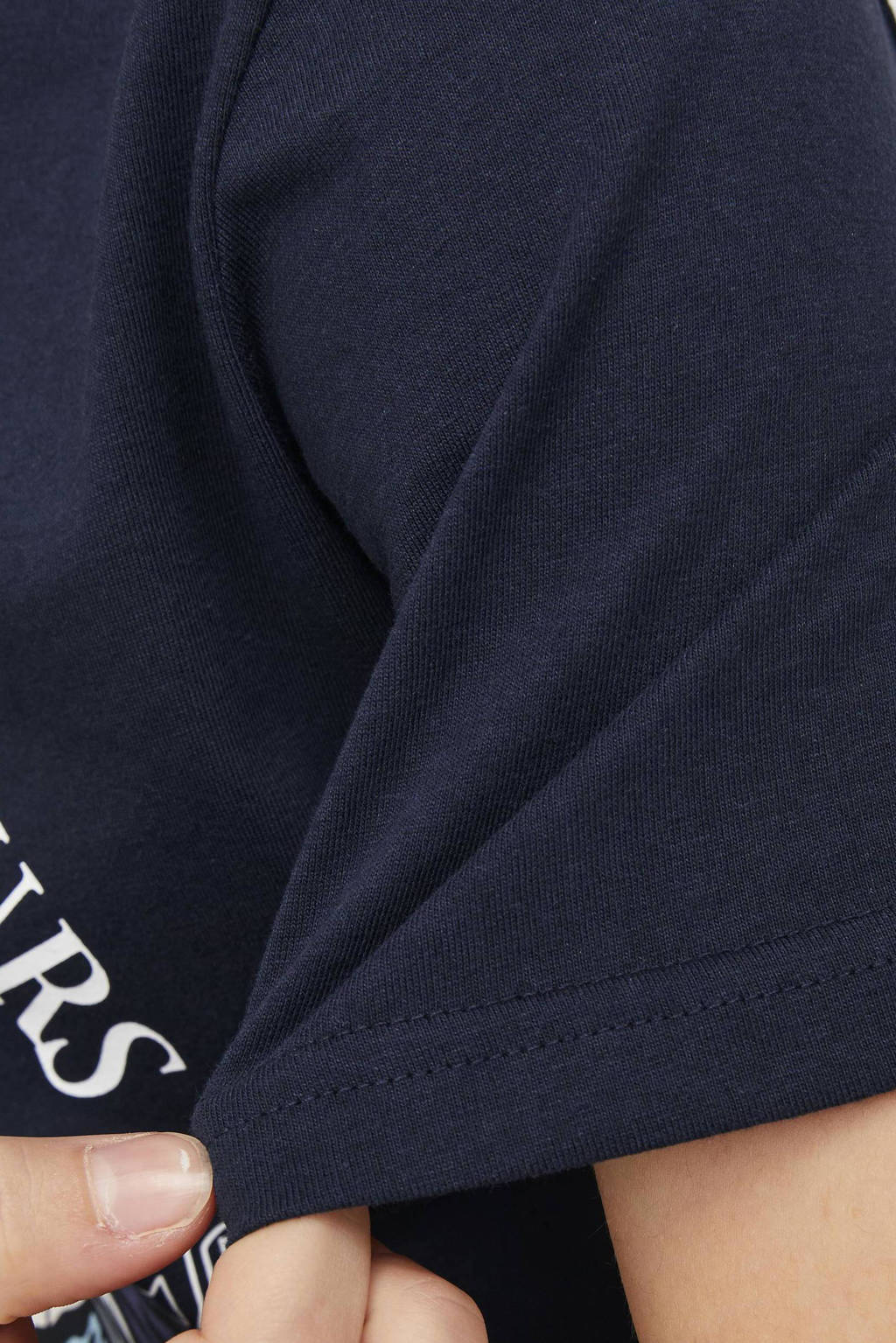JACK & JONES T-shirt JORHEAVENS met printopdruk donkerblauw