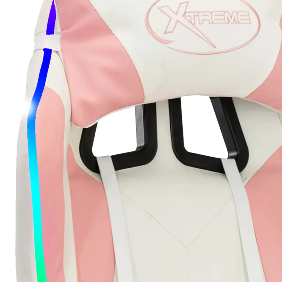 vidaXL - Kantoorstoel - Roze - Kunstleer