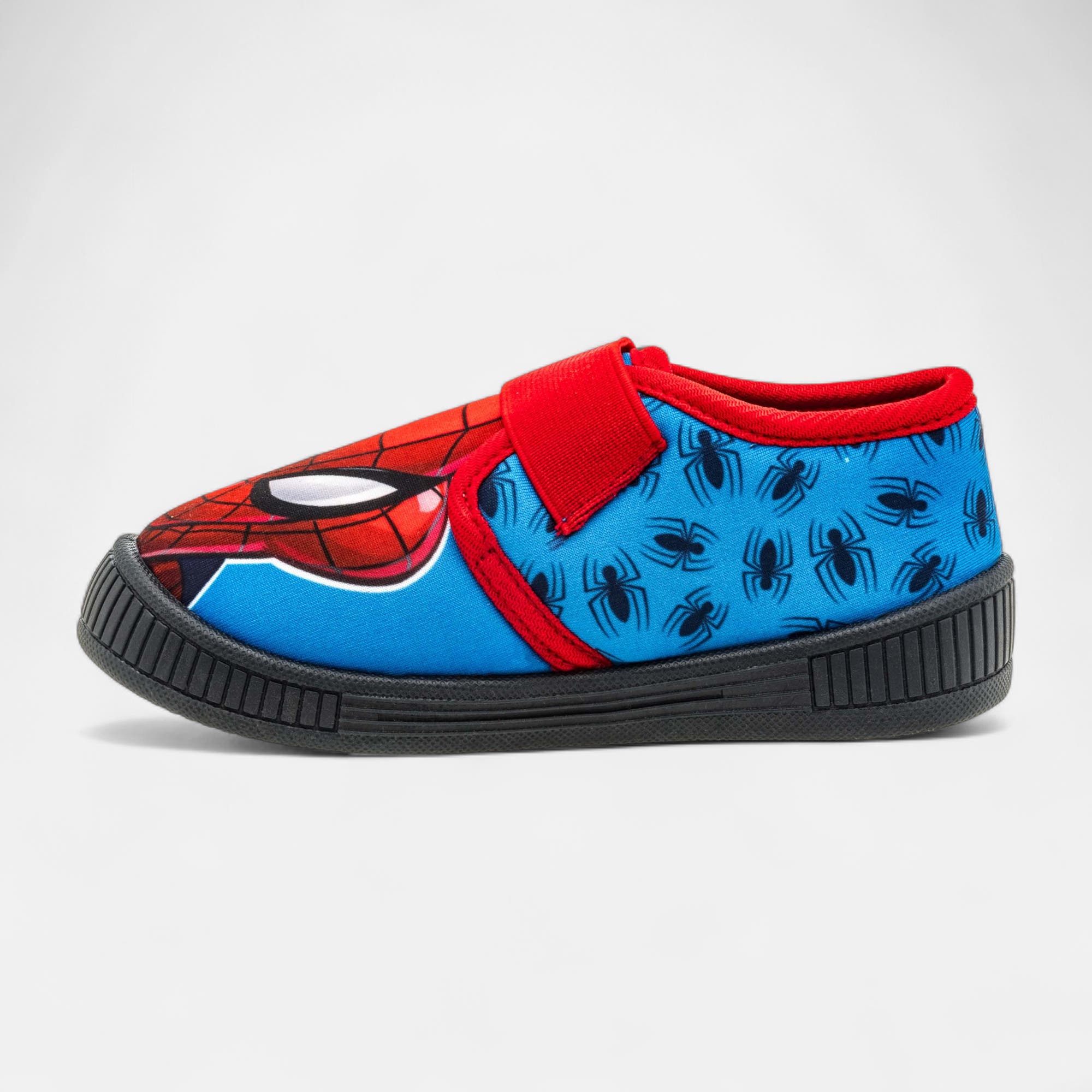 Pantoufles attaches velcros Garçon bleu marine