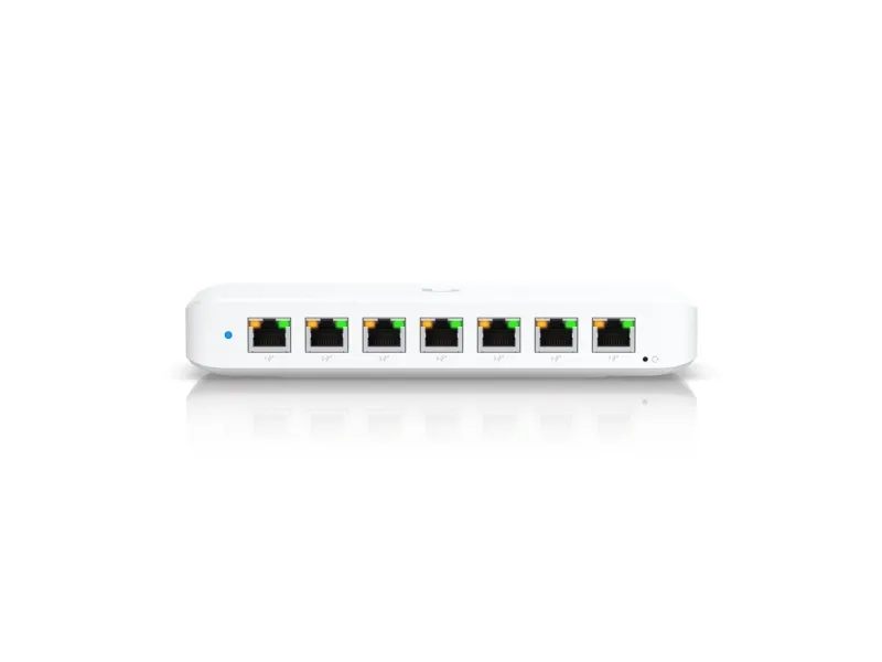 Ubiquiti UniFi Switch Ultra 60W - Switch - Administreret - 7 x 10/100/1000 (PoE )   1 x 10/100/1000 (PoE  ) - desktop, væg-monterbar - PoE   (52 W) - AC