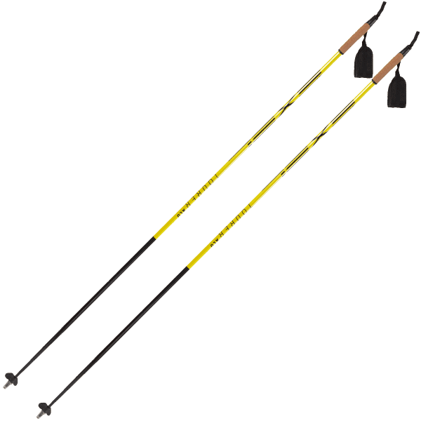 Bâton ski de fond EXEL TOURER ALU JR BLACK/YELLOW