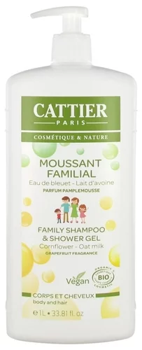 Moussant Familial Parfum Pamplemousse Bio Cattier - 1 L