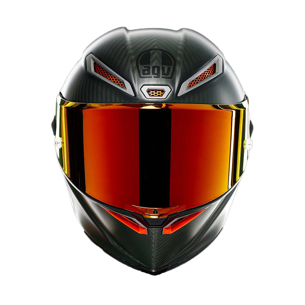 AGV - Casque Pista GP RR Electrum Carbone / Rouge