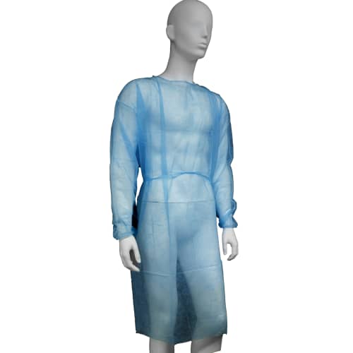 Blouse de soin PP 16 g/m² bleu clair TU Paredes Access