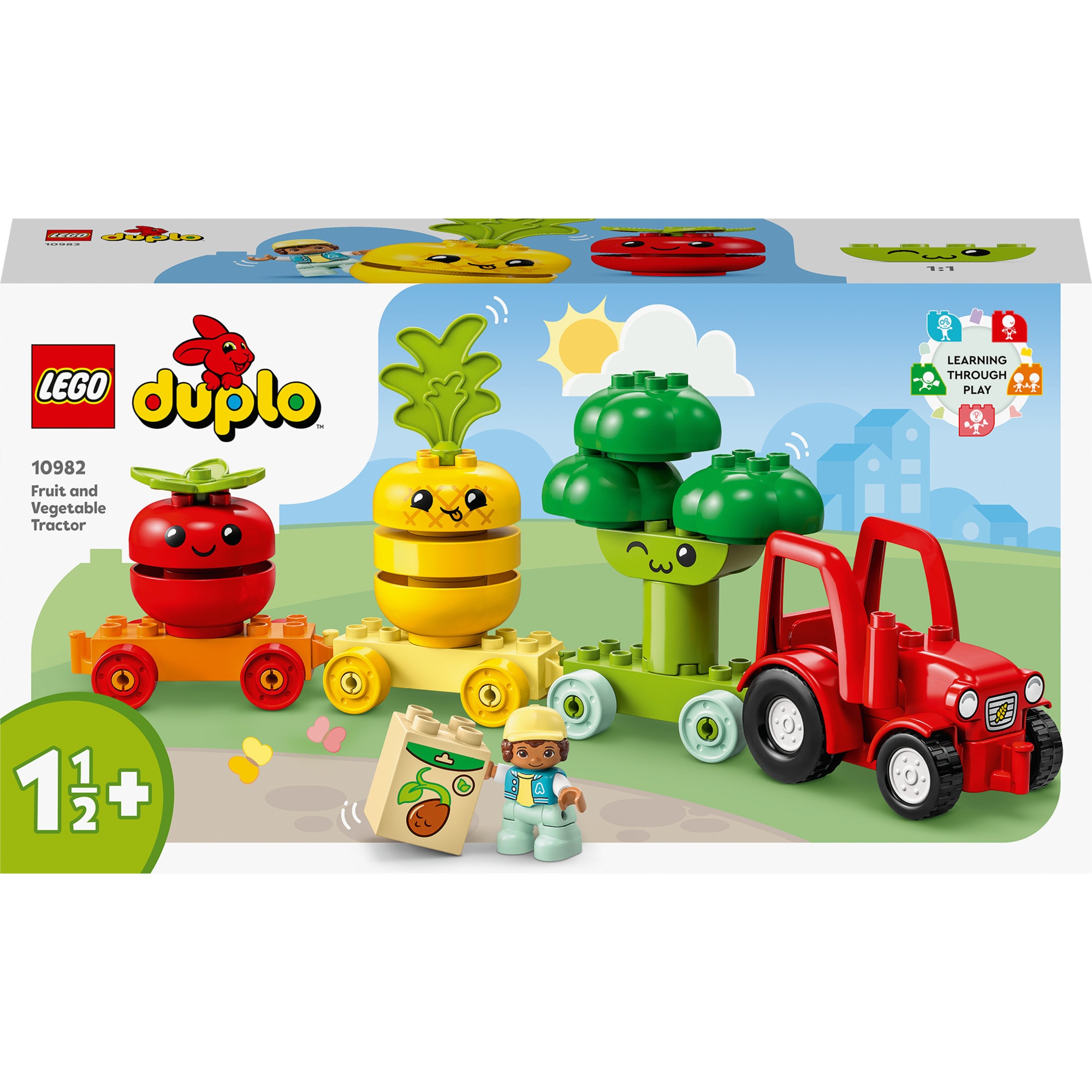 LEGO Konstruktionsspielzeug DUPLO Obst- und Gemüse-Traktor