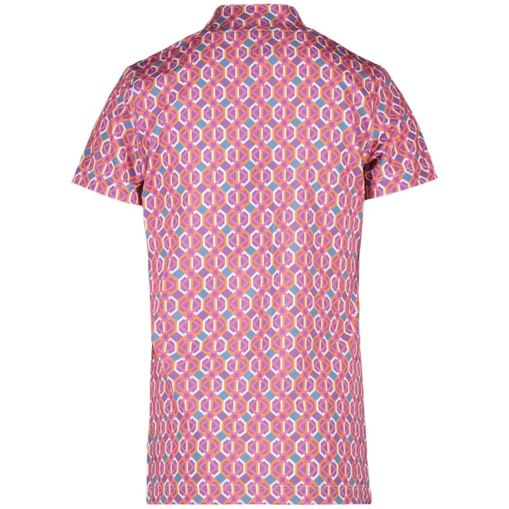 Cars T-shirt Ashi met all over print roze/multi