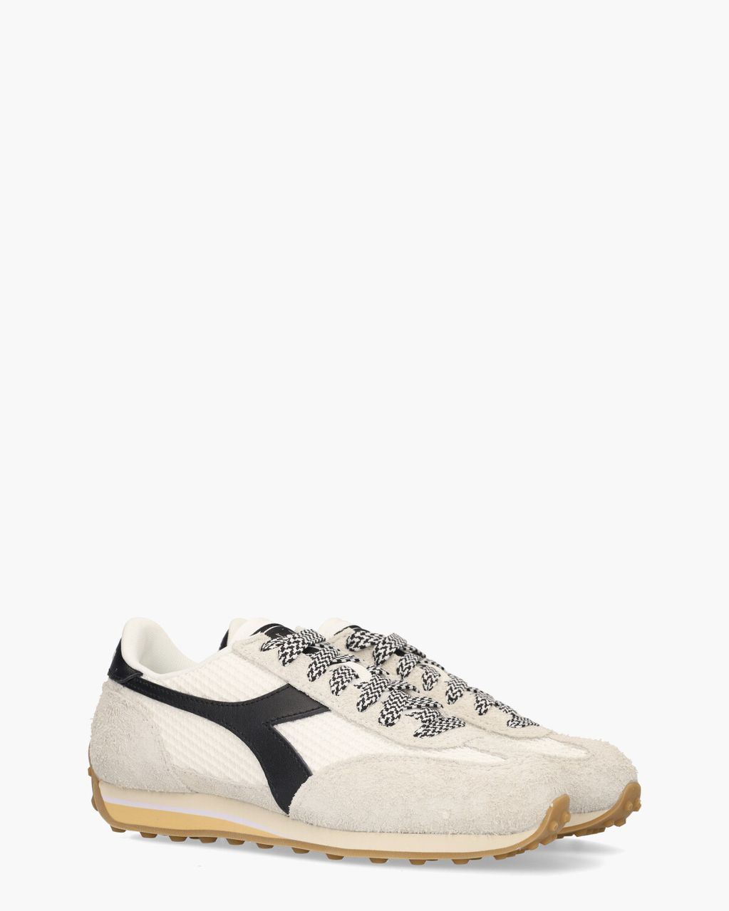 Diadora Sport Rally Wit/Zwart Damessneakers