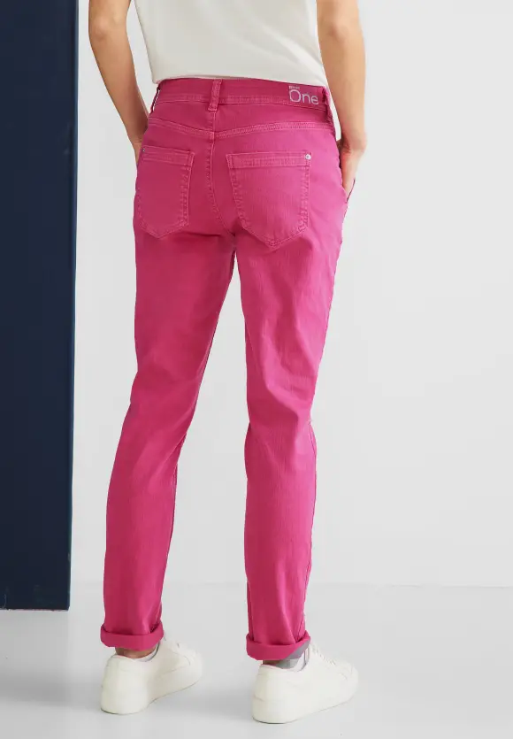 Loose Fit Jeans - tamed rose washed