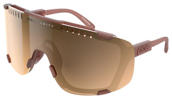 Lunettes Poc Devour Rose Translucent / Brown Silver Mirror