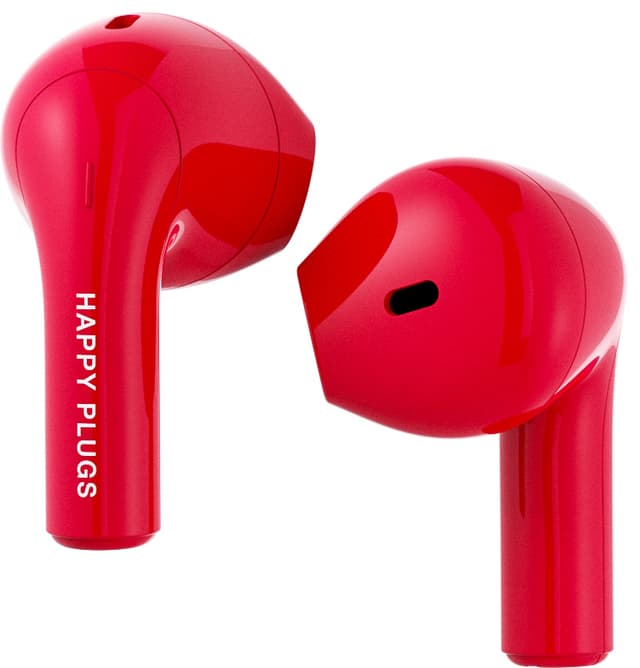 Happy Plugs Joy True Wireless in-ear høretelefoner (rød)