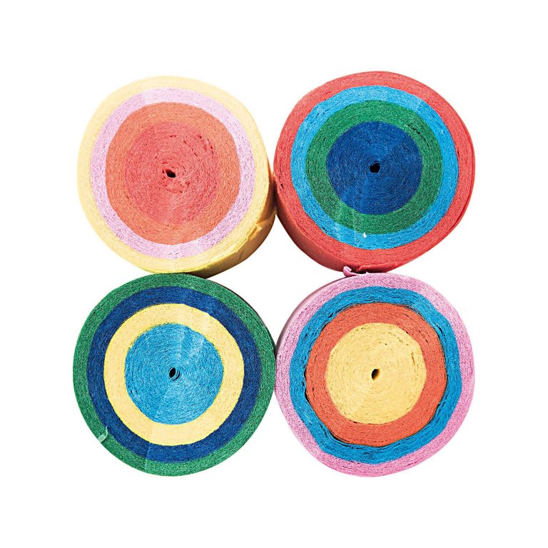 Krepppapier Rollen Farbmix, Set