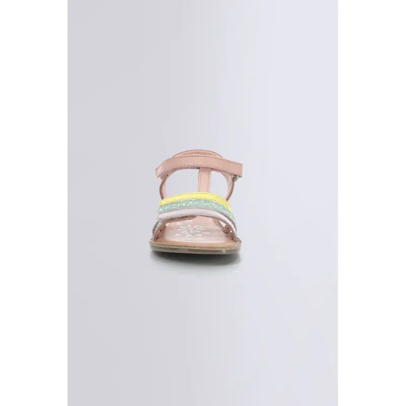 DIAMANTO ROSE JAUNE VERT VIOLET SANDALES Cuir Fille