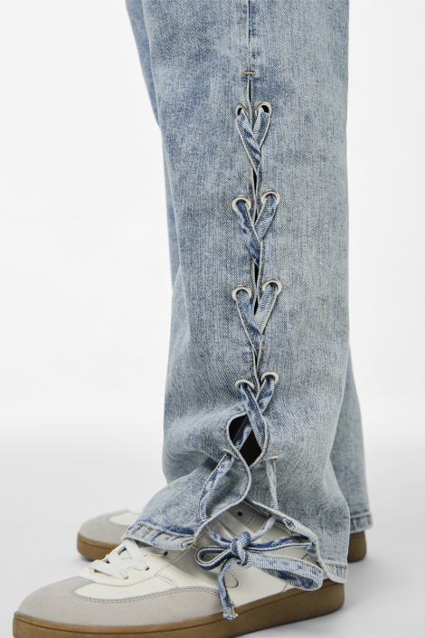 Pieces blauwe dames jeans