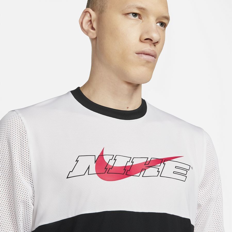 Nike Maillot d'Entraînement Sport Clash - Blanc/Noir