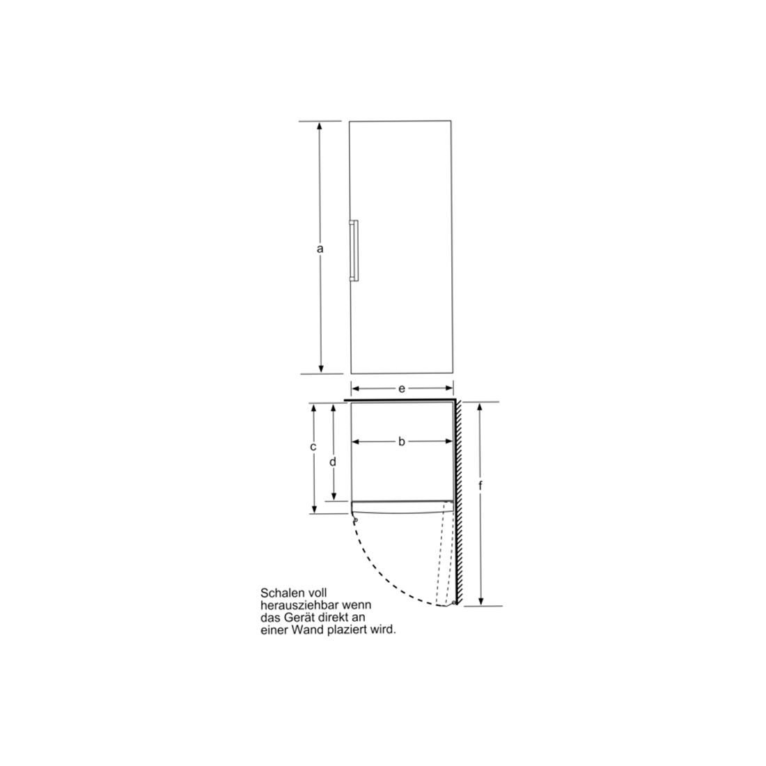 Bosch GSN58AWDPH Gefrierschrank 365 Liter, No Frost