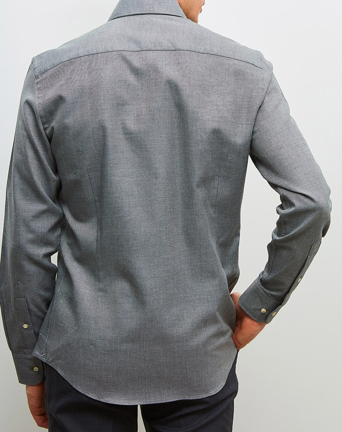 Hackett London Chemise Slim Fit Mayfair vert de gris