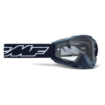 Masque cross FMF VISION POWERBOMB ROCKET BLACK ENDURO 2022 - Noir