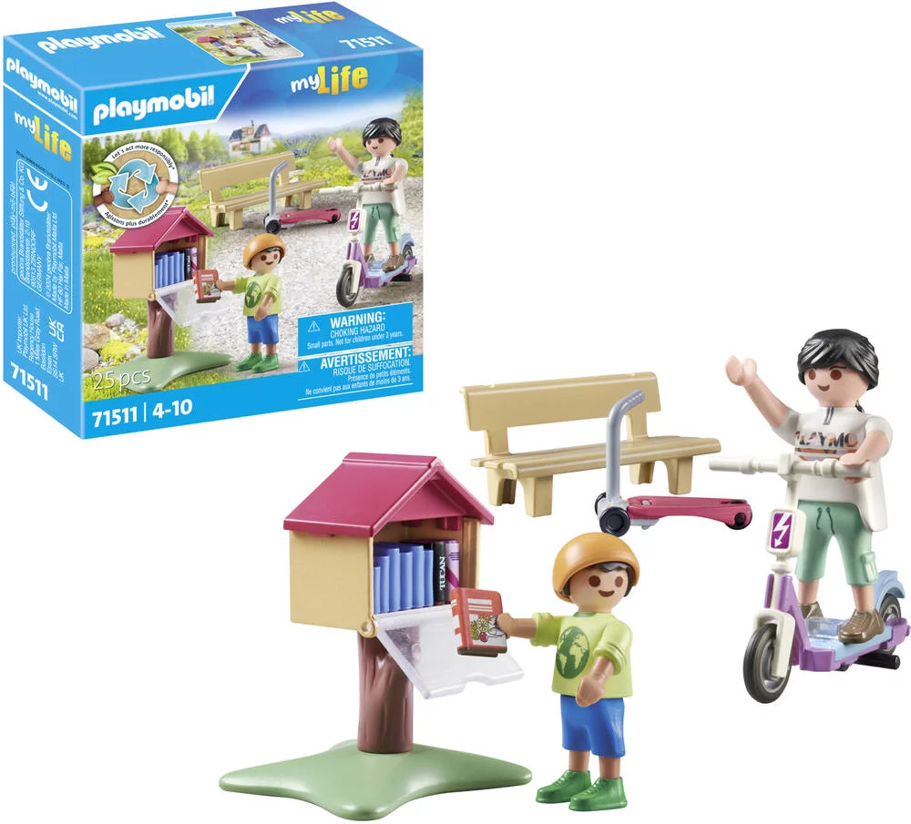 BOITE A LIVRES AVEC MAMAN ET ENFANT - 71511