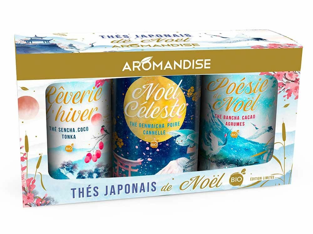 Coffret trio de thés japonais festifs - 60-80 g
