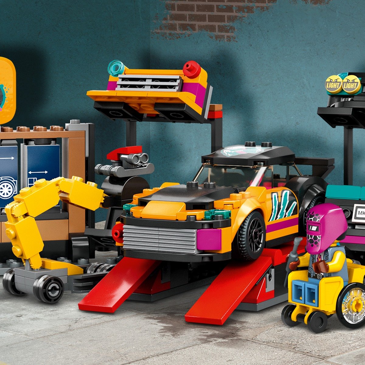 Le garage de customisation Lego City 60389