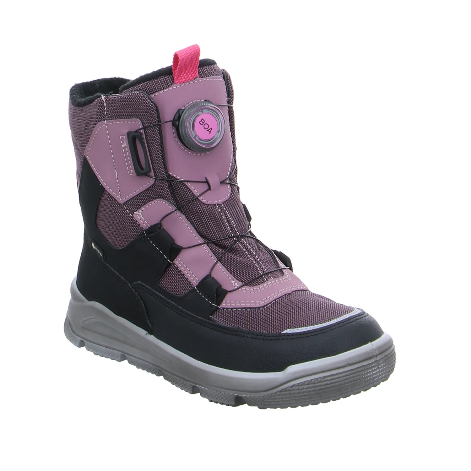 SUPERFIT Mädchen-Snowboot Membrane Violette Textil  Winterstiefel
