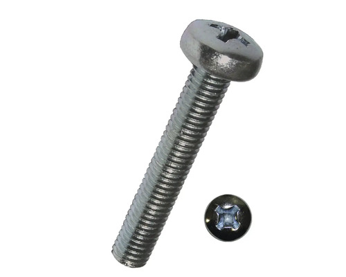 Pankopschroef 4,8 mm, kruiskop, DIN 7985 M3x6 mm, verzinkt, 100 stuks