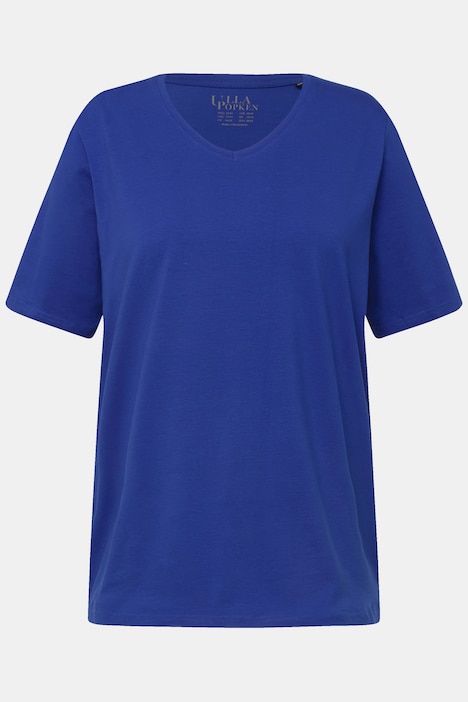 T-Shirt, A-Linie, V-Ausschnitt, Halbarm