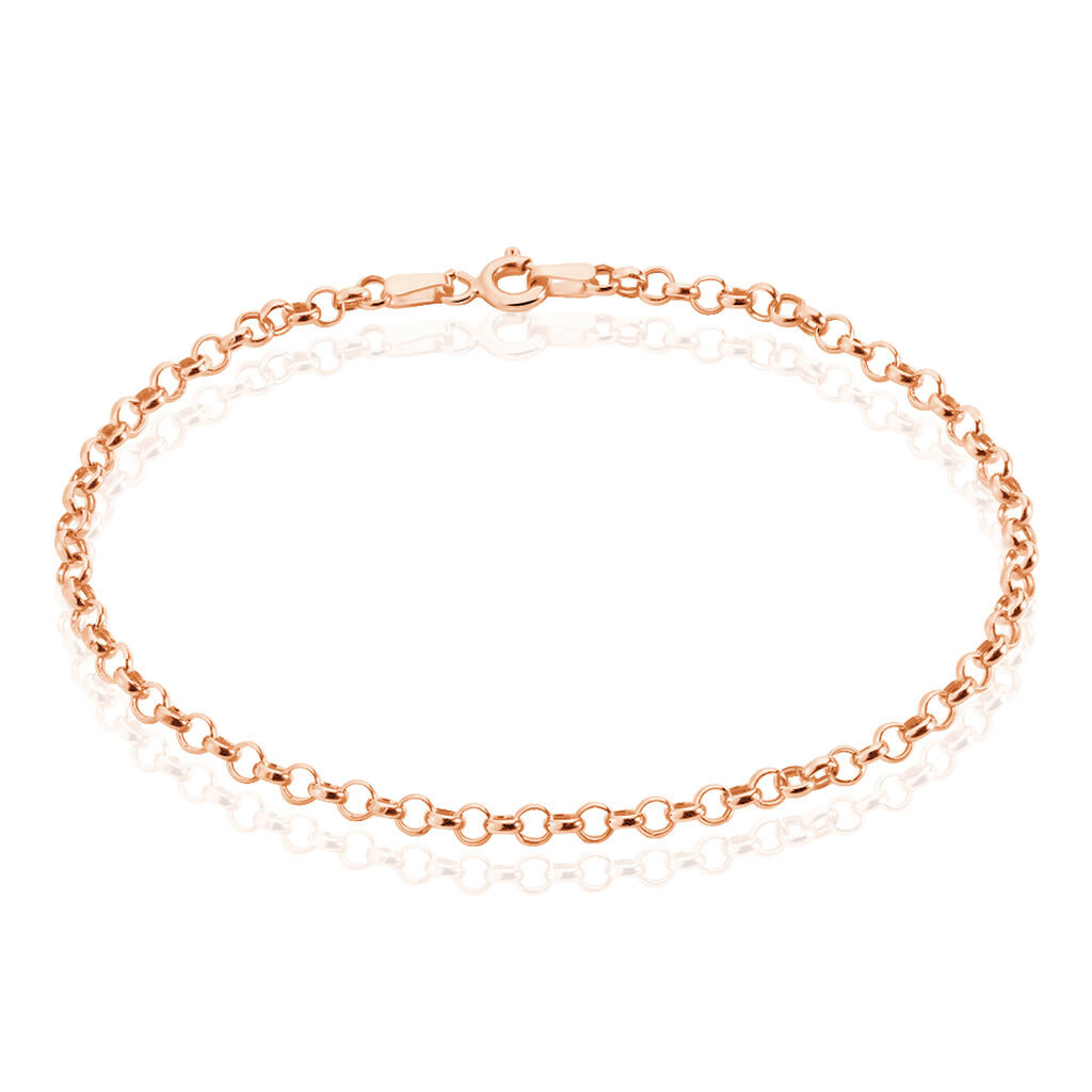 Bracelet Jodie Maille Jaseron Or Rose